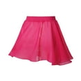 thumbnail image 2 of Alvivi Kids Girls Ballet Dance Basic Chiffon Wrap Skirt Ballerina Skate Pull-On Tutu Skirts, 2 of 7