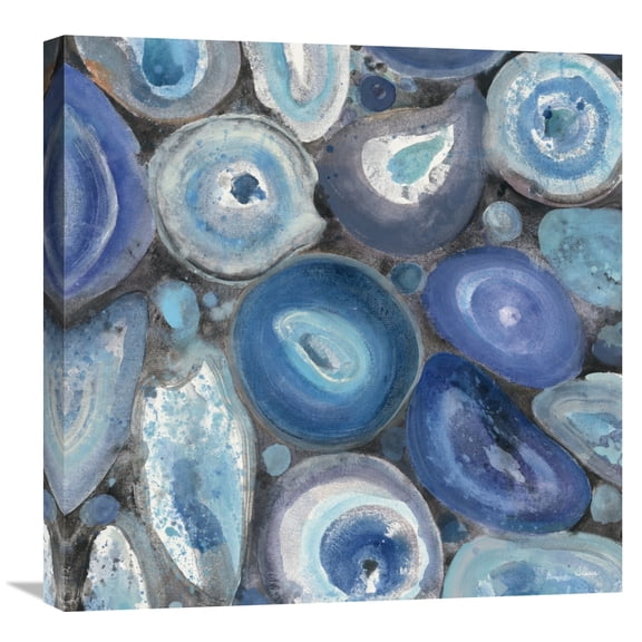 Global Gallery Albena Hristova 'Stone Circles II Crop' Canvas Wall Art