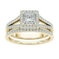 thumbnail image 1 of Couple Rings Gold-plated Inlaid Zircon Ring Classic JewelryThe Best Gift for A Loved One, 1 of 1