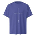 thumbnail image 5 of SLdy Christian Shirts for Men Oversized Tshirts for Men God Faith Religious Tshirt, Purple L, 5 of 7