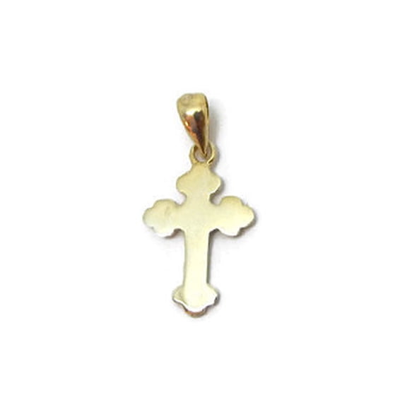 Cross Serbian Orthodox Pendant 14k Yellow Gold!!
