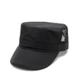 thumbnail image 2 of XIAOCHA Mens Breathable Military Cap Solid Caps Outdoor Sun Protection Flat Brim Headwear,Black, 2 of 4