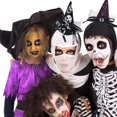 thumbnail image 4 of Diademas de Halloween con pinza para el pelo, surtido de sombreros de araña y bruja para fiestas de Halloween, compatibles con fiestas de disfraces de Halloween, 4 of 5
