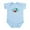Sky Blue, variant on CafePress - Hawaiian Christmas Santa Infant Bodysuit - Baby Light Bodysuit, Size Newborn - 24 Months