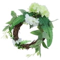 thumbnail image 2 of Decoración de corona de flores artificiales para la decoración de la boda de la puerta de la ventana del hogar, 2 of 8