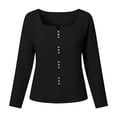 thumbnail image 4 of qelini Fleece Jacket for Men Full Zip Big and Tall Collar Neck Long Sleeve Sweatershirt Solid Color Cloth for Fall Winter, 4 of 8