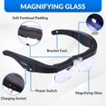 thumbnail image 2 of Loupe Rechargeable, Loupe, Loupe pour Lunettes pour Lecture et Loisirs WithTG19613, 2 of 6