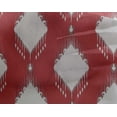 thumbnail image 5 of oneOone Georgette Viscose Red Fabric Ikat Dress Material Fabric Print Fabric By The Yard 42 Inch Wide, 5 of 6