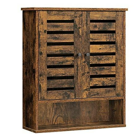 Vasagle Wall Cabinet Hanging Bathroom Storage Medicine Cupboard Rustic Brown Bbk121x01 Canada - Rustic Wall Cabinet For Bathroom Vasagle Wall Cabinet Hanging Bathroom Storage Medicine Cupboard Rustic Brown Bbk121x01 Canada - Rustic Wall Cabinet For Bathroom