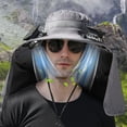 thumbnail image 5 of PALIFEUR Solar Powered Fan Hat Lightweight Solar Fan Hat Summer Water Proof Sun Hat Outdoor Hat With Fans Solar Power for Hiking Camping Beach, 5 of 7