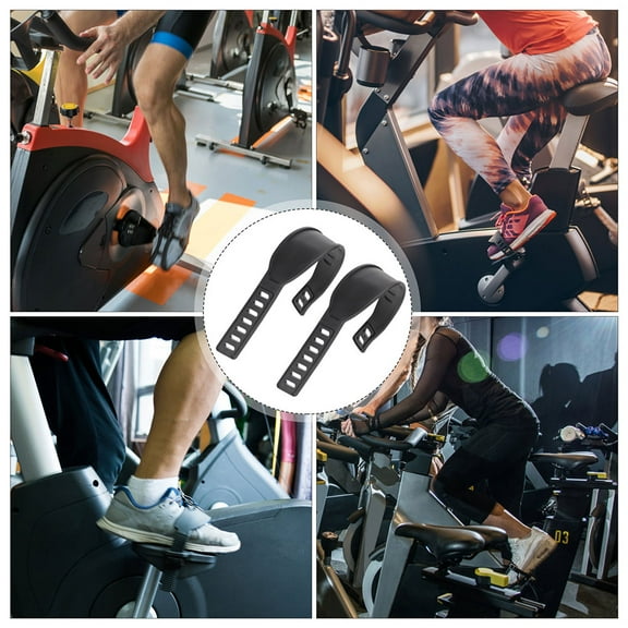 KONTONTY 4 Pcs Bike Straps 32.50X5.50X0.50CM Black