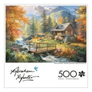 Buffalo Games Abraham Hunter 500-piece Interlocking 21.25 x 15-inch Jigsaw Puzzle Assortment for Adults Ages 14+ (1 Puzzle; Styles May Vary)