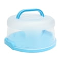 thumbnail image 2 of Travelwant Elements Round Cake Carrier for Cake Portable Cake Stands Two Sided Cake Box With Handle Fashionable Base Doubles as Five Section Serving Tray Container Holds Pies, 2 of 8