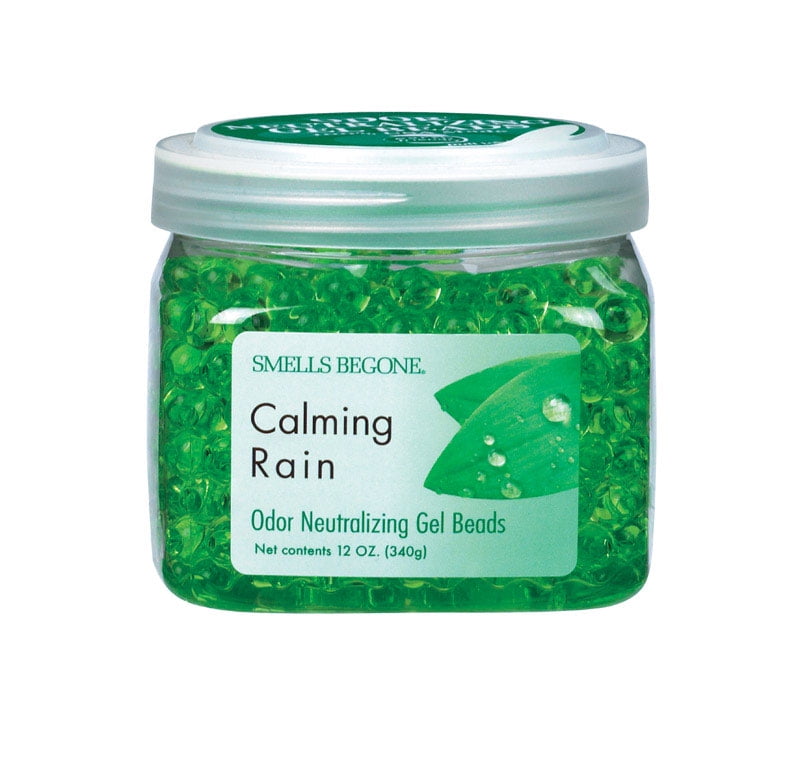 Smells Begone Odor Neutralizing Gel Beads Calming Rain 12 Oz Case of 6