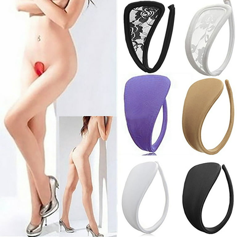 Women C-String Thong Sexy Invisible Underwear Panties Lingerie G-String  Knickers