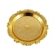 thumbnail image 4 of Bandeja estilo relieve para aperitivos, portátil, multiusos, elegante, ligera y decorativa. Oro, 4 of 9