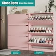thumbnail image 5 of FANRAL Shoe Storage Cabinet for Entryway,Narrow Hidden Shoe Rack for Entrance Hallway,Pink, 5 of 8