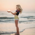 thumbnail image 1 of Maillot de Bain d'Été Deux Pièces pour Petite Fille, Bikini de Jeu de Rôle, Tankini pour Tout-Petit, Rouge, 3 à 10 Ans, 1 of 4