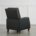 thumbnail image 6 of CHITA Recliner Chairs for Adults Single Sofa Chair for Living Room Faux Leather Push Back Recliner,Black, 6 of 12