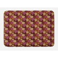 thumbnail image 1 of Bohemian Bath Mat, Floral Inspiration Spinograf Style Vintage Art Design Oriental Elements, Plush Bathroom Decor Mat with Non Slip Backing, 29.5" X 17.5", Multicolor, by Ambesonne, 1 of 2
