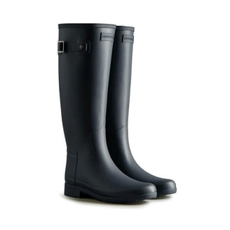 Women's Hunter Original Tour Tall Packable Rain Boot Navy 7 M