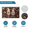 thumbnail image 6 of Farmhouse Coffee Time Placemats Set of 12, Vintage Gnomes Desserts Brown Plaid Placemats for Dining Table, Place Mats for Kitchen Tabletop, Waterproof Wipeable Dining Table Mats Set, 6 of 9