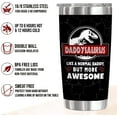 thumbnail image 2 of Gifts For Dad From Daughter, Son - Christmas, Thanksgiving, Father''s Day, Birthday Gifts For Dad, New Dad, Dad To Be, First-time Dad Gifts From Wife - Daddysaurus 20oz Stainless Steel Tumbler For Men, 2 of 6