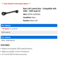 thumbnail image 2 of Rear Left Lateral Arm - Compatible with 2006 - 2009 Audi A3 2007 2008, 2 of 2