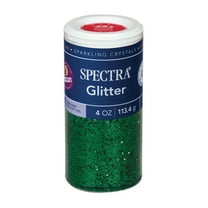 Pacon Spectra Glitter Sparkling Crystals, 4 oz., Green