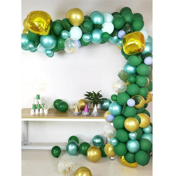 Ballons à l'hélium vert 2022 NYE Décoration d'anniversaire Décoration de  Fête Ballon