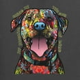 thumbnail image 2 of My Favorite Breed is The One In Need | Colorful Labrador Dog | Dean Russo Art Animal Lover Men's T-Shirt, Charcoal, M, 2 of 5