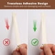 thumbnail image 5 of Paquete de 18 Colgadores de Cuadros con Diseño de Dientes de y Tiras Adhesivas Extraíbles. Colgar Cuadros en la Pared Sin Clavos., 5 of 5