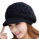 thumbnail image 1 of Gorro de punto, gorra con visera, gorro de invierno para mujer, gorro de lana, gorros, gorras, gorra de béisbol de punto, gorro de lana cálido, 1 of 4