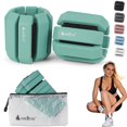 thumbnail image 1 of Wellrox Brazaletes ponderados Comfort Edition - 2.4 lb (1.2 lb cada peso de muñeca) Pesas ajustables para tobillo y muñeca para mujeres y hombres - Pesas para brazos para caminar, pilates y yoga, 1 of 1