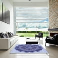 thumbnail image 7 of Ahgly Company Machine Washable Indoor Round Transitional Deep Periwinkle Purple Area Rugs, 8' Round, 7 of 7