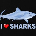 thumbnail image 2 of CafePress - I Love Sharks Maternity Dark T Shirt - Maternity Dark T-Shirt, 2 of 3