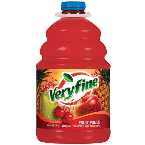 Veryfine Fruit Punch, 1 Gallon - Walmart.com - Walmart.com