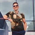 thumbnail image 4 of Balery Sky Sunset Bronze Dragon Camisa Polo de Hombre con Estampado, de Manga Corta y Tejido Medio, Camisa Tipo Golf Polo-4X-Large, 4 of 6