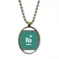 thumbnail image 1 of Ra Radium Checal Element Science Necklace Vintage Chain Bead Pendant Jewelry Collection, 1 of 3