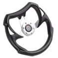 thumbnail image 3 of Sport Steering Wheel, Akozon 13in 320mm Universal Aluminum Car Racing Steering Wheel With PU Leather, 3 of 8