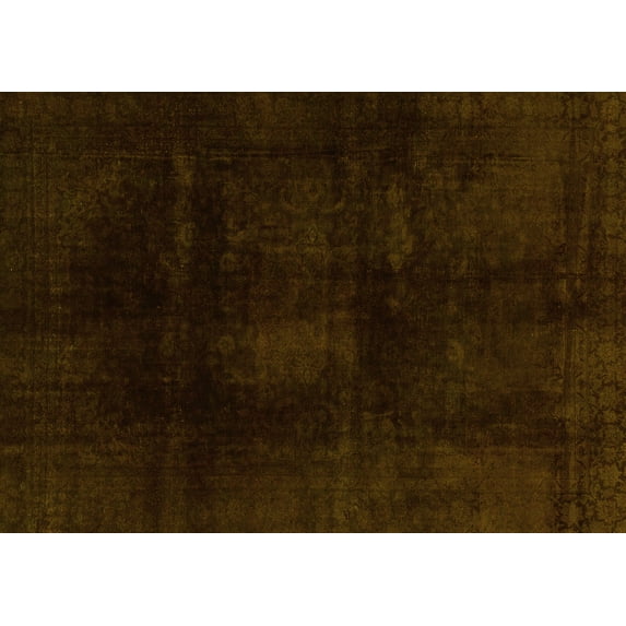 Ahgly Company Indoor Rectangle Oriental Yellow Modern Area Rugs, 5' x 8'