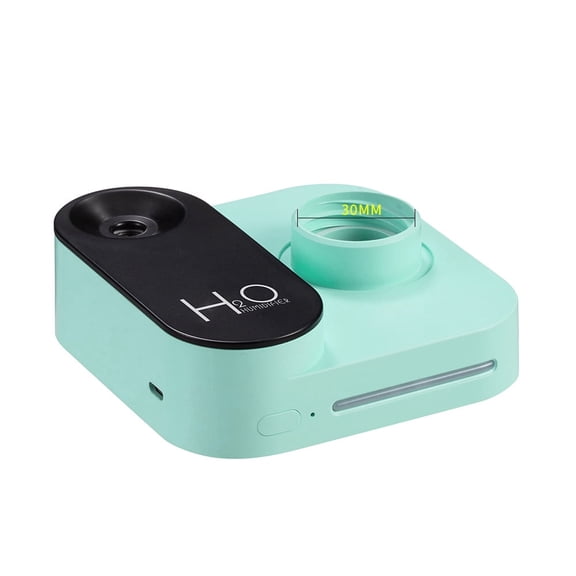 Portable Humidifiers for Travel, Small Mini Humidifier with Auto Shut-Off, Nightlight and Storage Bag for Hotel, Bedroom or Office, Plant Humidifier Indoor, Green