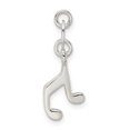 thumbnail image 4 of Auriga Fine Jewelry 925 Sterling Silver Music Note Charm Pendant for Women (L -15mm, W -10mm), 4 of 6