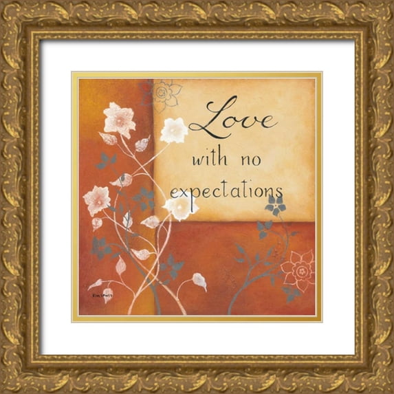 Lewis, Kim 26x26 Gold Ornate Wood Framed with Double Matting Museum Art Print Titled - Expectations