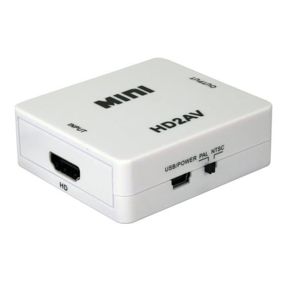 QVS HDMI to Composite Video & Stereo Audio Converter