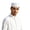 White, variant on Men Embroidered Beret Cap Traditional Prayer Hat Soft Velvet Rounded Headwear