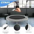 thumbnail image 6 of HLL Rebounder Trampoline for Adults, Mini Exercise Trampoline with Safety Pad, Foldable Rebounding Fitness Trampoline for Indoor/Outdoor, Small Workout Trampoline for Adults (Grey, 36"), 6 of 8