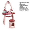 thumbnail image 7 of JNYSJ Toddler Vanity Toys for above 3 Years Old, Vanity Makeup Table with Mirror and Chair, Kids Vanity Set with Music Pretend Play Princess Toy Makeup Table for Little Girls, 7 of 7