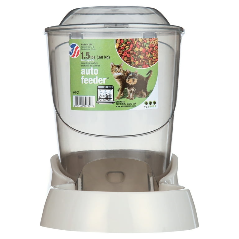 Van Ness Extra-Small Auto Feeder for Cats/Dogs, 1.5 lb, BPA