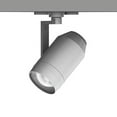 thumbnail image 1 of WAC Lighting Paloma LED Continuous Adjustable Beam Angle Low Voltage W-Track Head 277V 24W 3000K Spot to Flood 90 CRI Platinum Platinum, 1 of 1